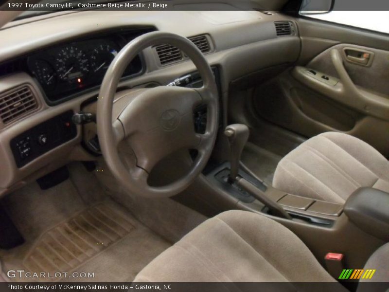 Cashmere Beige Metallic / Beige 1997 Toyota Camry LE