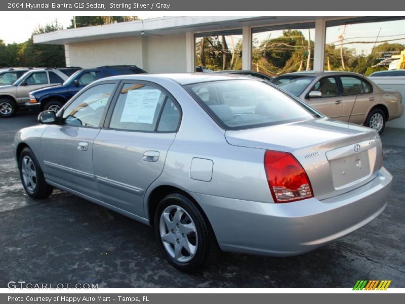 Sterling Silver / Gray 2004 Hyundai Elantra GLS Sedan