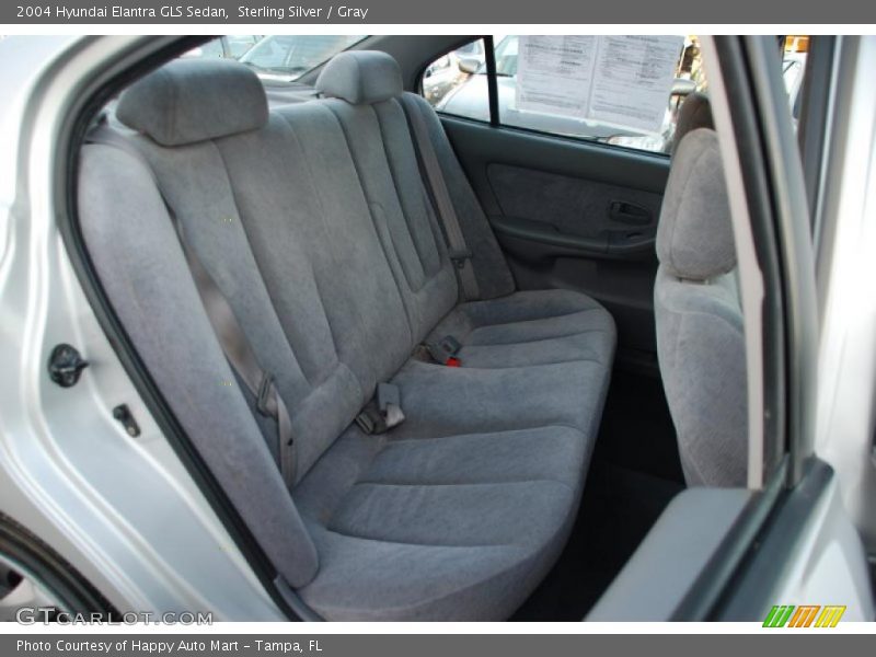 Sterling Silver / Gray 2004 Hyundai Elantra GLS Sedan