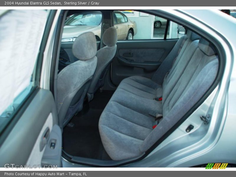 Sterling Silver / Gray 2004 Hyundai Elantra GLS Sedan