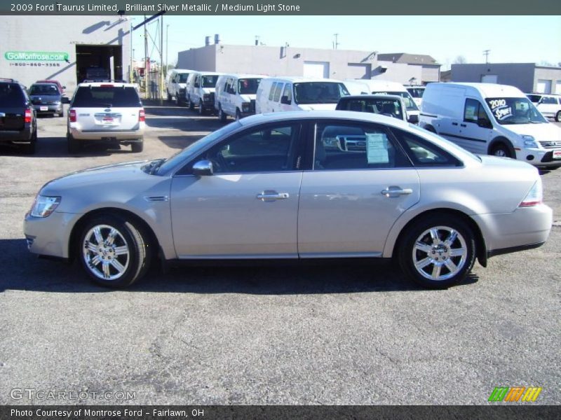 Brilliant Silver Metallic / Medium Light Stone 2009 Ford Taurus Limited