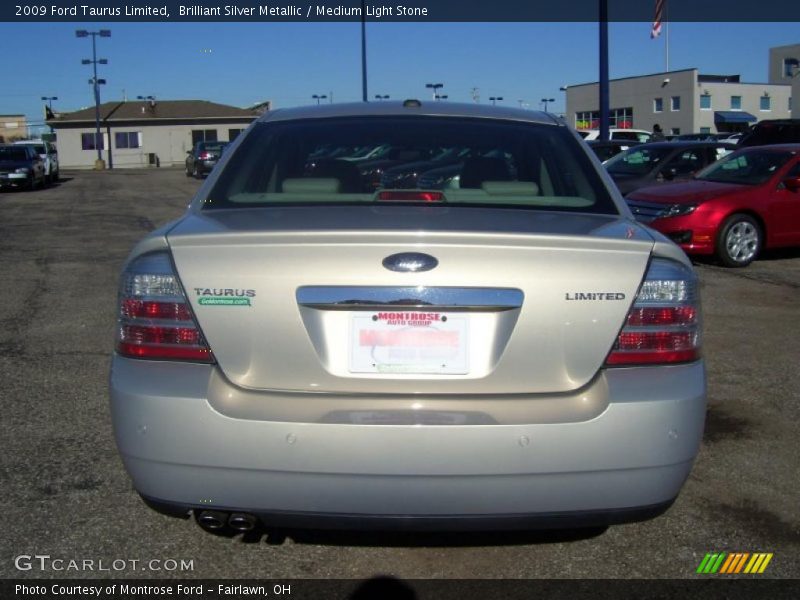 Brilliant Silver Metallic / Medium Light Stone 2009 Ford Taurus Limited