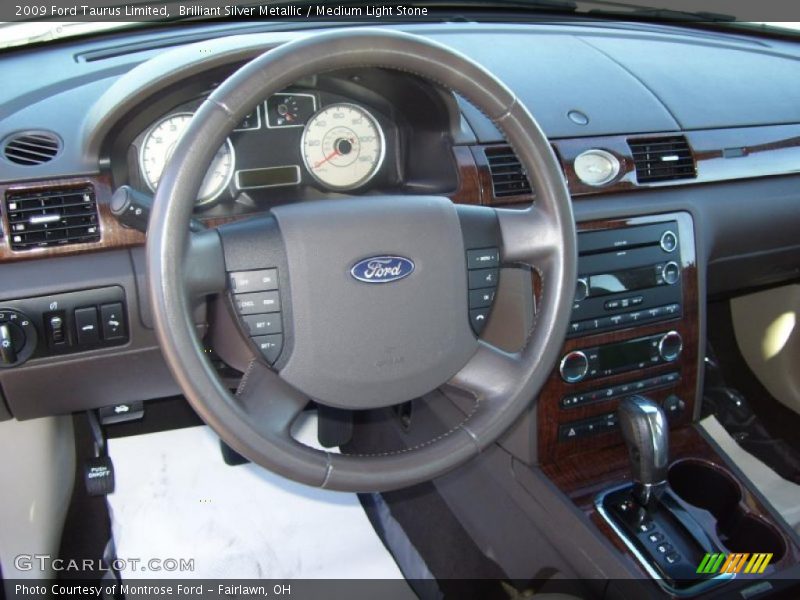 Brilliant Silver Metallic / Medium Light Stone 2009 Ford Taurus Limited