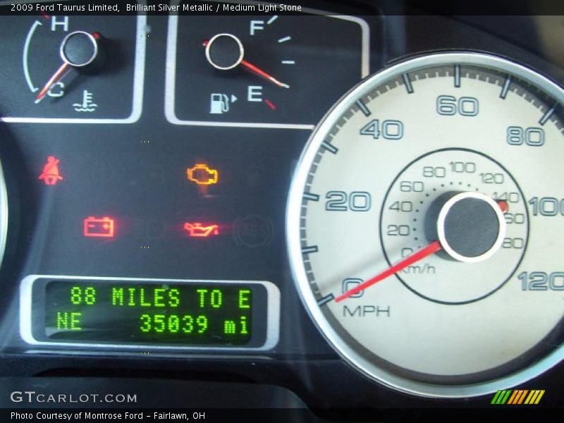 Brilliant Silver Metallic / Medium Light Stone 2009 Ford Taurus Limited