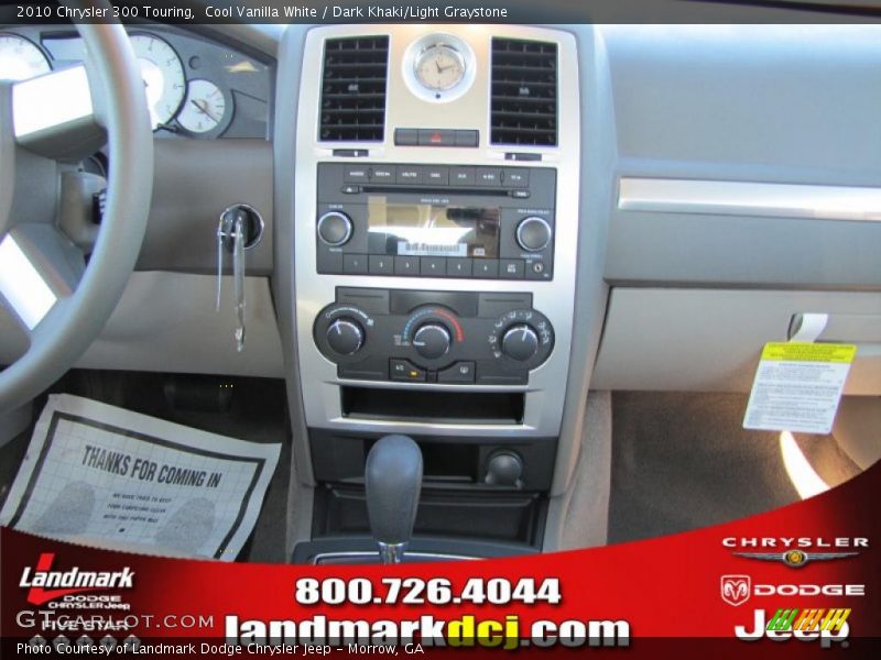 Cool Vanilla White / Dark Khaki/Light Graystone 2010 Chrysler 300 Touring