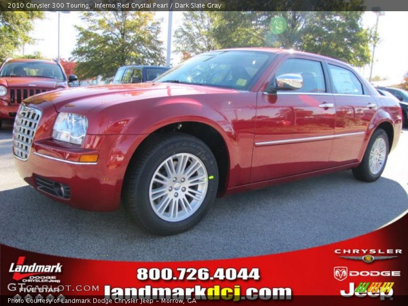 Inferno Red Crystal Pearl / Dark Slate Gray 2010 Chrysler 300 Touring