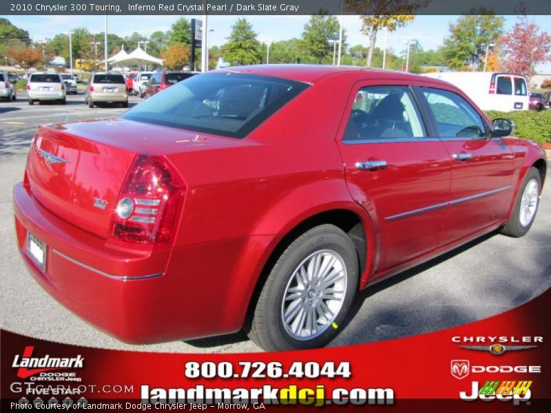 Inferno Red Crystal Pearl / Dark Slate Gray 2010 Chrysler 300 Touring