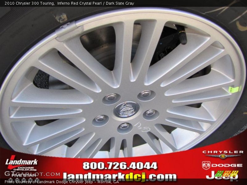 Inferno Red Crystal Pearl / Dark Slate Gray 2010 Chrysler 300 Touring