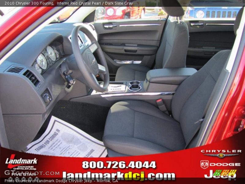 Inferno Red Crystal Pearl / Dark Slate Gray 2010 Chrysler 300 Touring