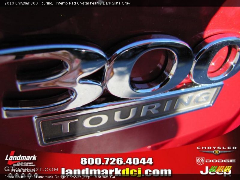 Inferno Red Crystal Pearl / Dark Slate Gray 2010 Chrysler 300 Touring