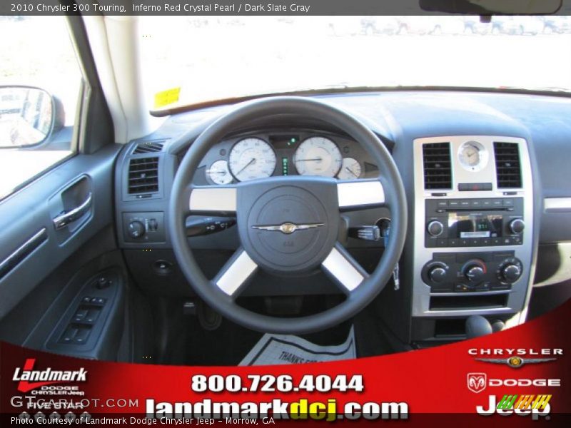 Inferno Red Crystal Pearl / Dark Slate Gray 2010 Chrysler 300 Touring