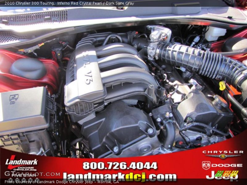 Inferno Red Crystal Pearl / Dark Slate Gray 2010 Chrysler 300 Touring