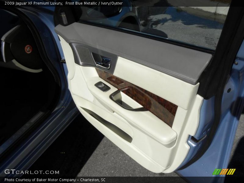 Frost Blue Metallic / Ivory/Oyster 2009 Jaguar XF Premium Luxury