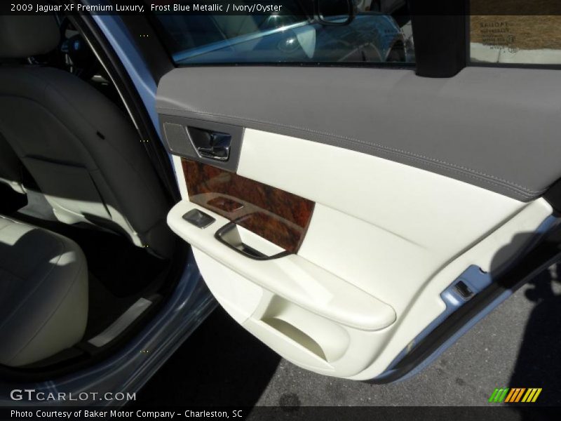 Frost Blue Metallic / Ivory/Oyster 2009 Jaguar XF Premium Luxury