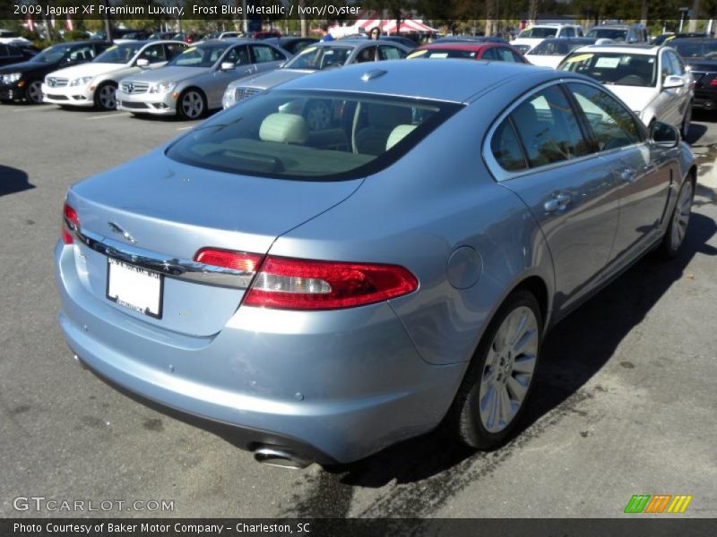 Frost Blue Metallic / Ivory/Oyster 2009 Jaguar XF Premium Luxury