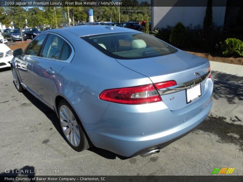 Frost Blue Metallic / Ivory/Oyster 2009 Jaguar XF Premium Luxury