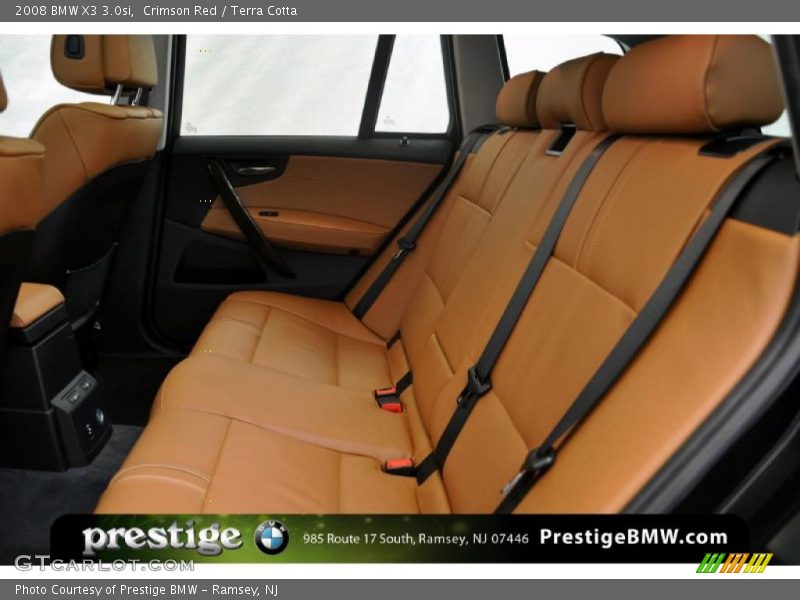 Crimson Red / Terra Cotta 2008 BMW X3 3.0si