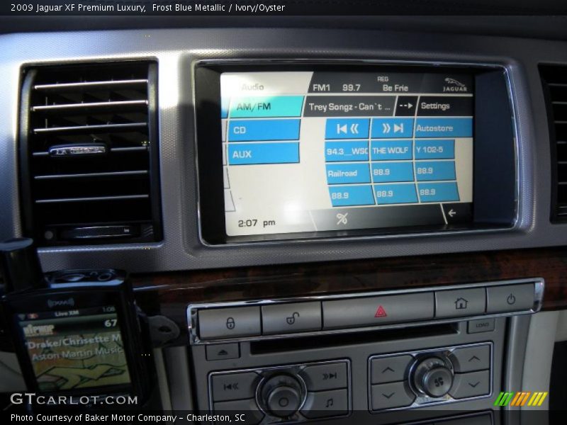 Frost Blue Metallic / Ivory/Oyster 2009 Jaguar XF Premium Luxury