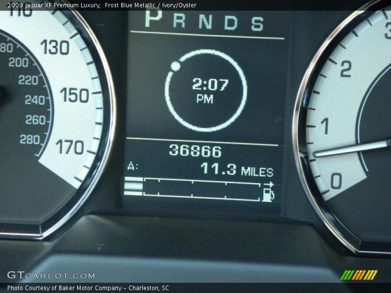 Frost Blue Metallic / Ivory/Oyster 2009 Jaguar XF Premium Luxury