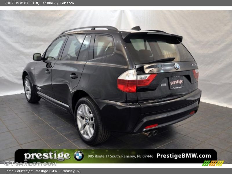 Jet Black / Tobacco 2007 BMW X3 3.0si