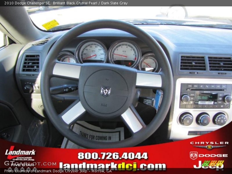 Brilliant Black Crystal Pearl / Dark Slate Gray 2010 Dodge Challenger SE