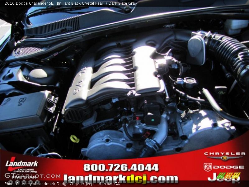 Brilliant Black Crystal Pearl / Dark Slate Gray 2010 Dodge Challenger SE