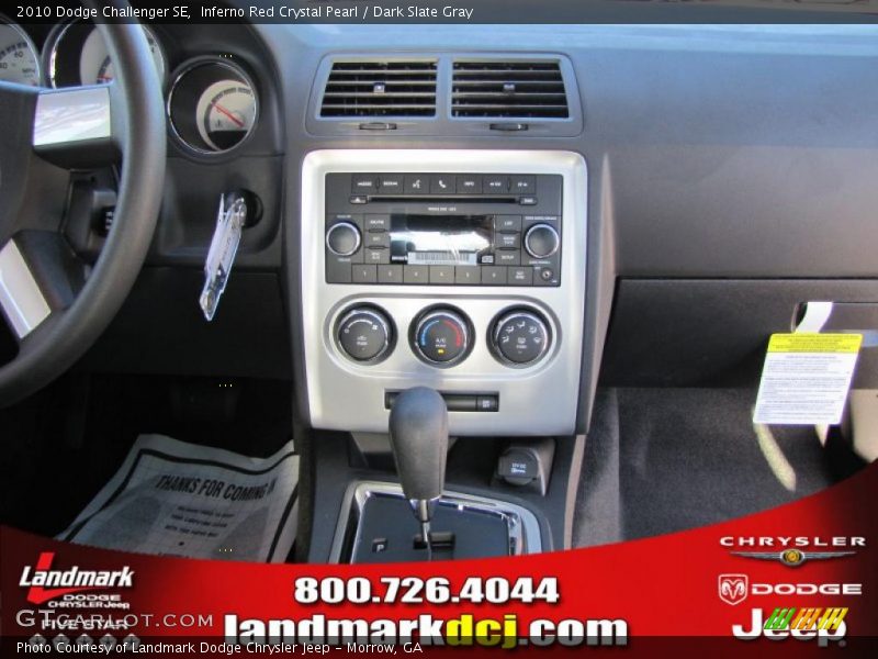 Inferno Red Crystal Pearl / Dark Slate Gray 2010 Dodge Challenger SE
