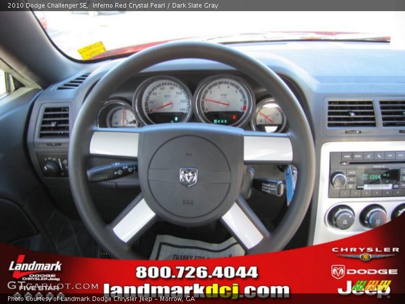 Inferno Red Crystal Pearl / Dark Slate Gray 2010 Dodge Challenger SE
