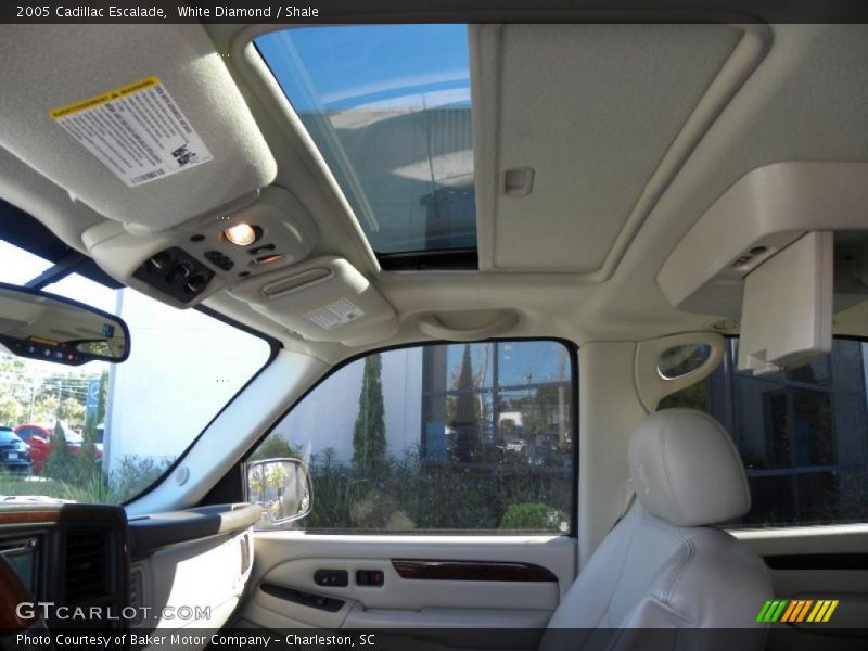Sunroof of 2005 Escalade 