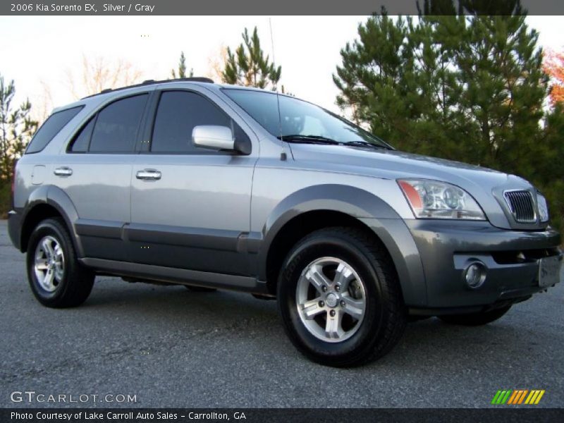 Silver / Gray 2006 Kia Sorento EX