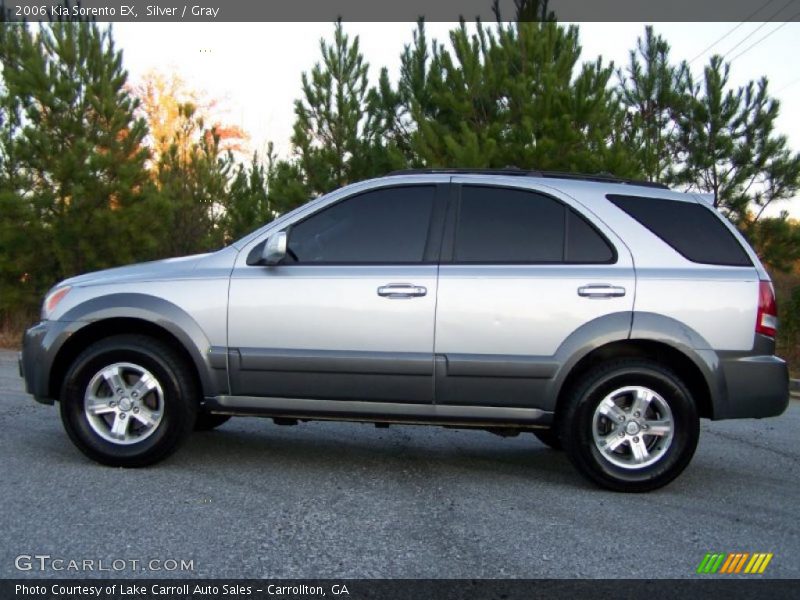 Silver / Gray 2006 Kia Sorento EX