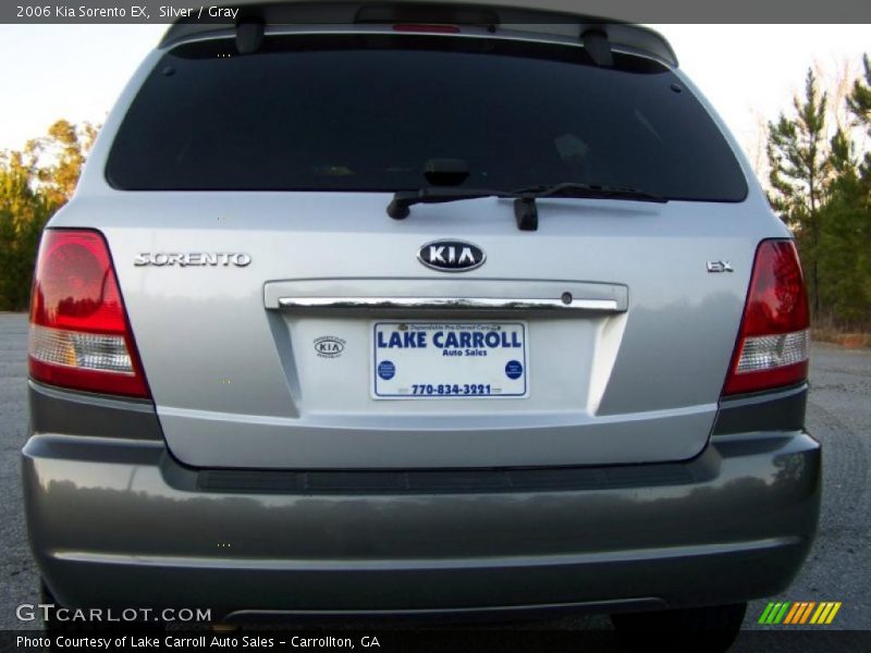 Silver / Gray 2006 Kia Sorento EX