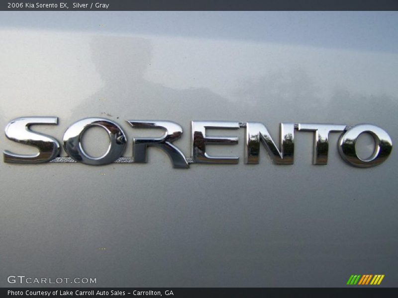 Silver / Gray 2006 Kia Sorento EX