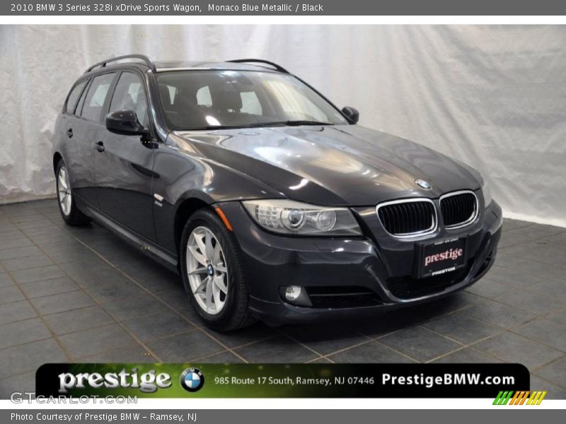 Monaco Blue Metallic / Black 2010 BMW 3 Series 328i xDrive Sports Wagon