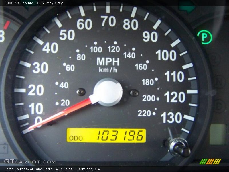 Silver / Gray 2006 Kia Sorento EX