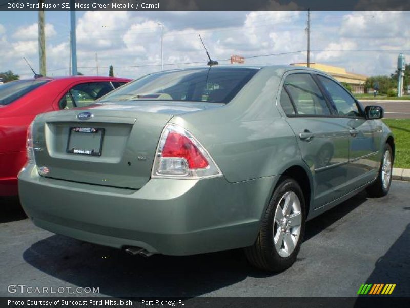 Moss Green Metallic / Camel 2009 Ford Fusion SE