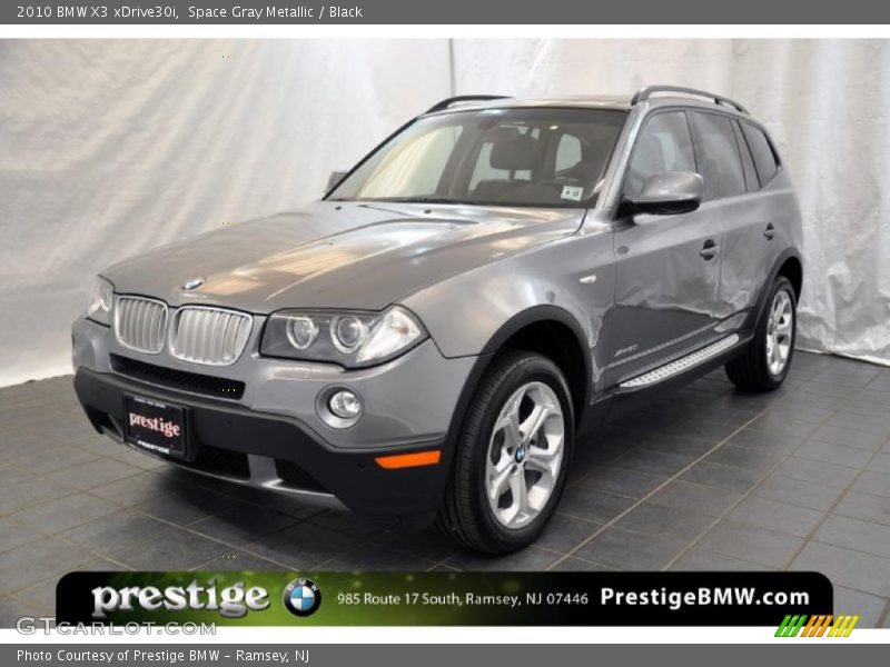 Space Gray Metallic / Black 2010 BMW X3 xDrive30i