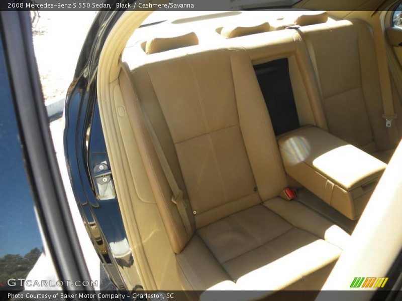 Black / Cashmere/Savanna 2008 Mercedes-Benz S 550 Sedan