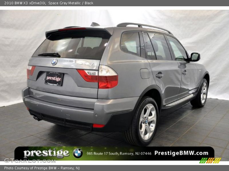 Space Gray Metallic / Black 2010 BMW X3 xDrive30i