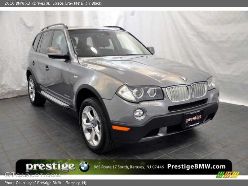 Space Gray Metallic / Black 2010 BMW X3 xDrive30i