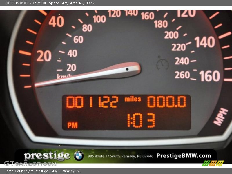Space Gray Metallic / Black 2010 BMW X3 xDrive30i