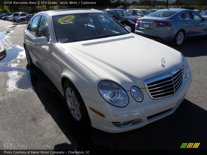 Arctic White / Cashmere 2008 Mercedes-Benz E 350 Sedan