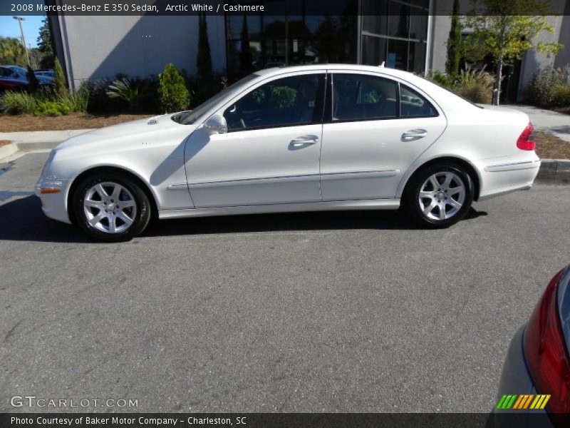 Arctic White / Cashmere 2008 Mercedes-Benz E 350 Sedan