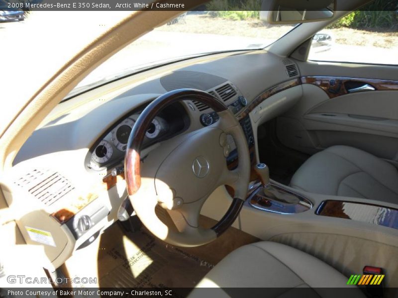 Arctic White / Cashmere 2008 Mercedes-Benz E 350 Sedan