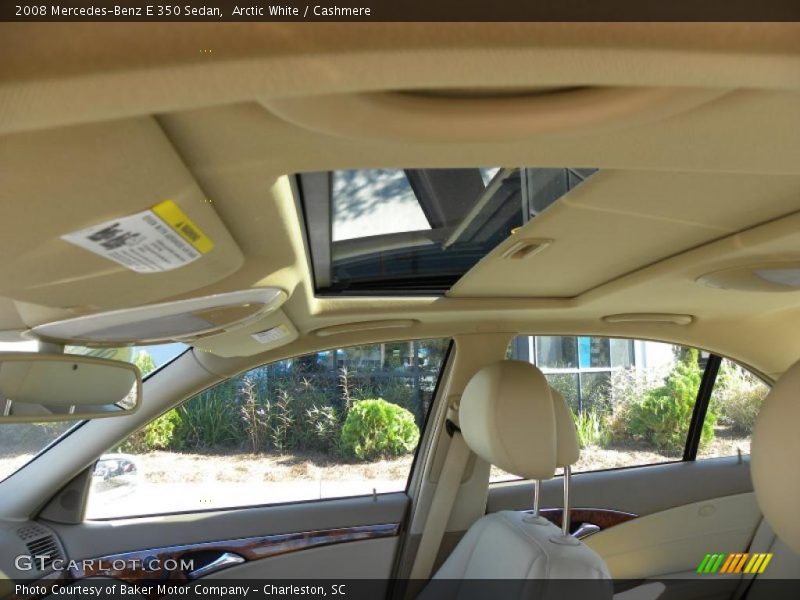 Arctic White / Cashmere 2008 Mercedes-Benz E 350 Sedan