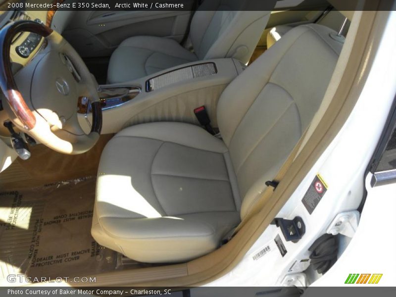 Arctic White / Cashmere 2008 Mercedes-Benz E 350 Sedan