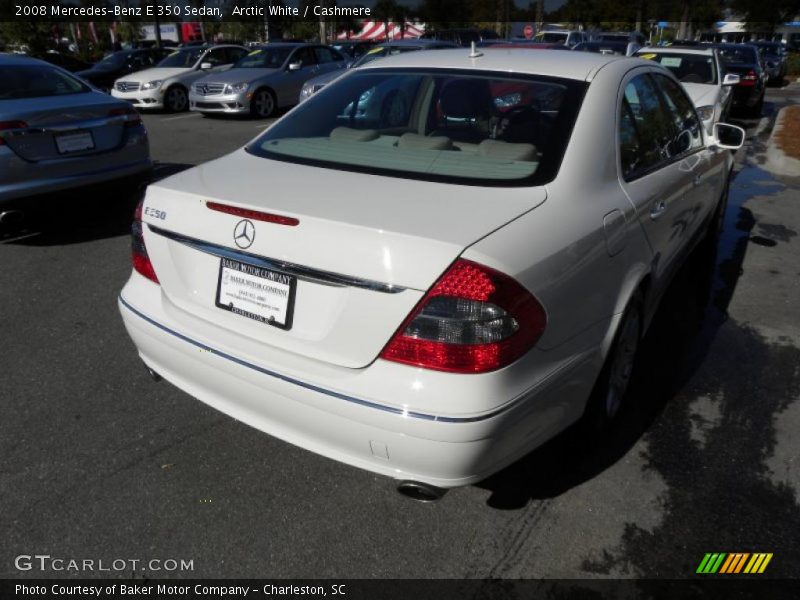 Arctic White / Cashmere 2008 Mercedes-Benz E 350 Sedan