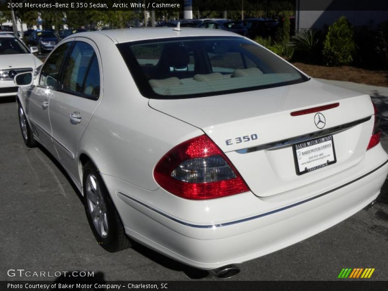 Arctic White / Cashmere 2008 Mercedes-Benz E 350 Sedan
