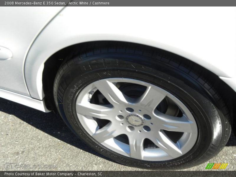 Arctic White / Cashmere 2008 Mercedes-Benz E 350 Sedan