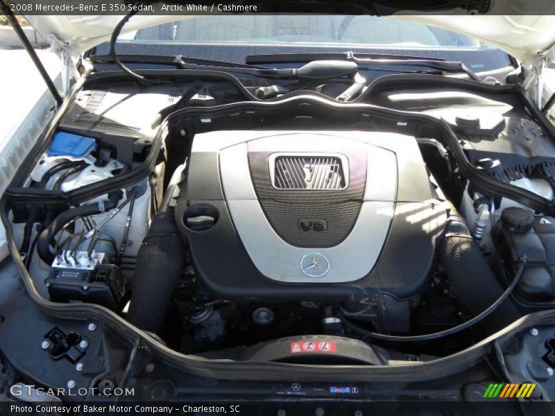 Arctic White / Cashmere 2008 Mercedes-Benz E 350 Sedan